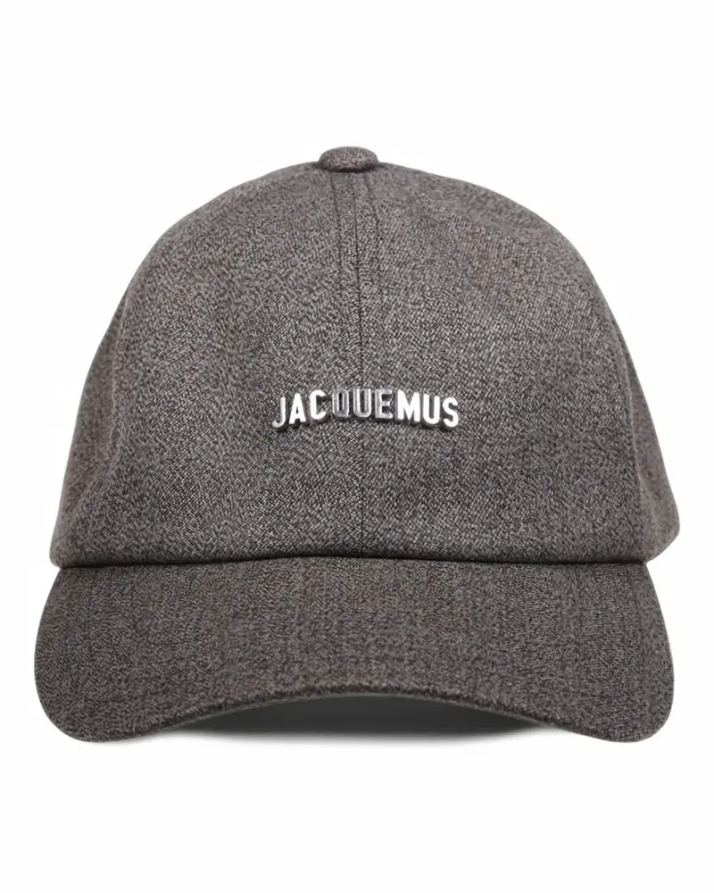 Jacquemus logo-plaque baseball cap - Braun Braun