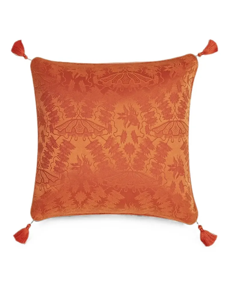 Shanghai Tang Watersky silk cushion - Orange Orange