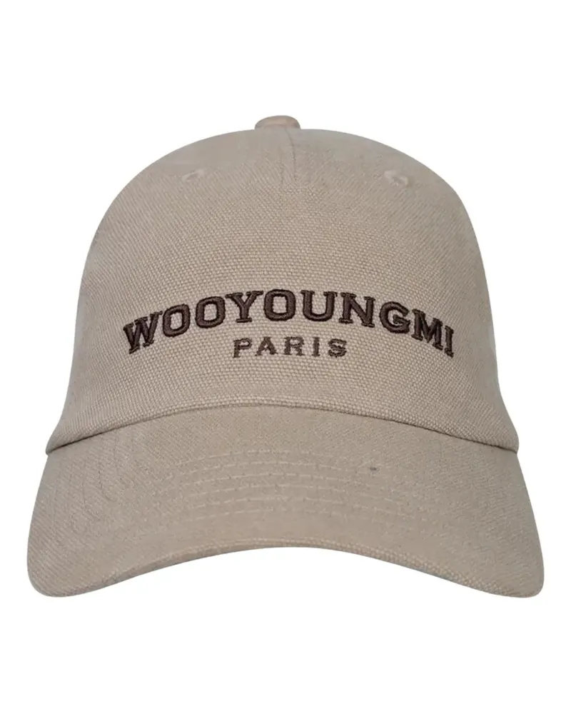 Wooyoungmi logo-embroidered baseball hat - Nude Nude