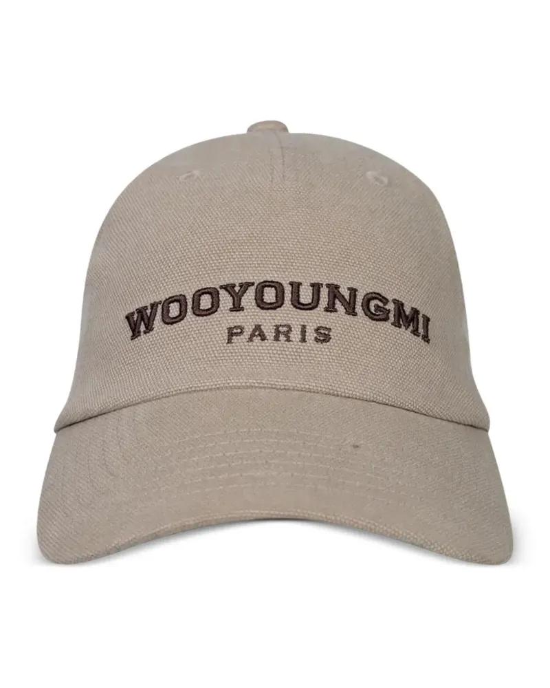 Wooyoungmi Baseballkappe mit Logo-Stickerei - Nude Nude