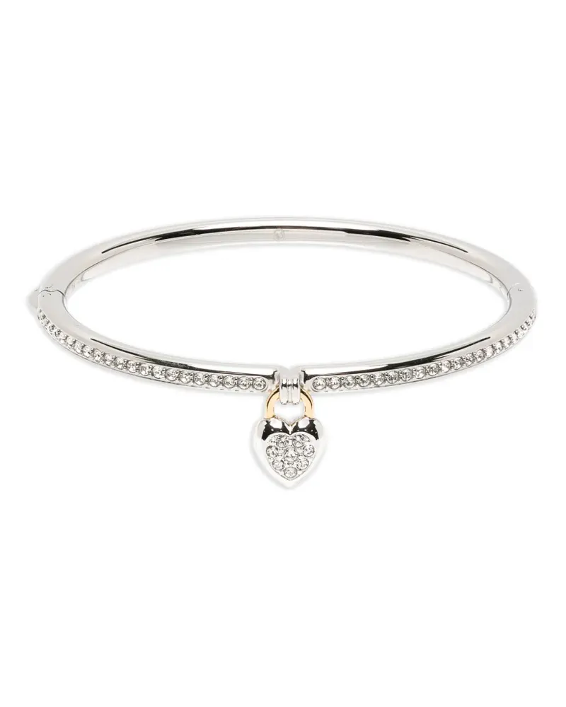 Swarovski Armreif im Herzdesign mit Schliffen - Silber Silber