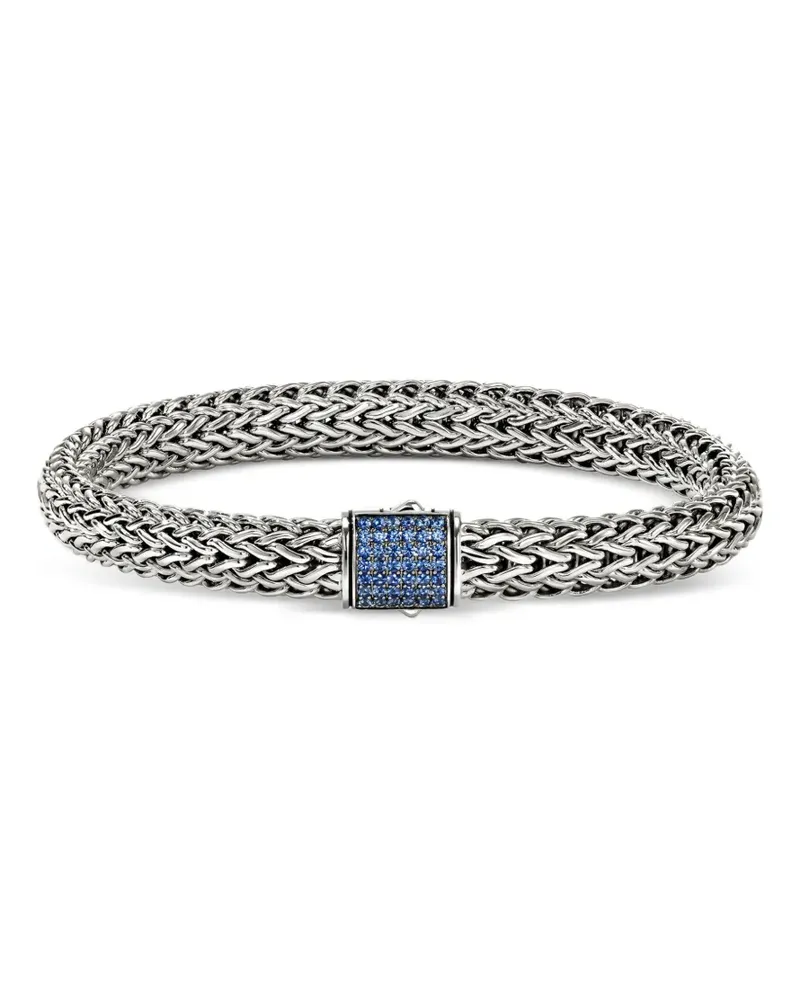John Hardy Icon Armband aus Sterlingsilber mit Saphir Silber