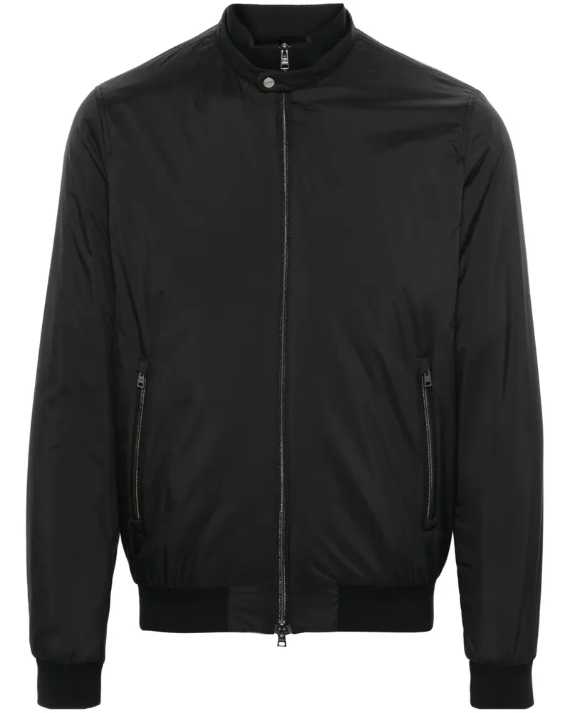 Herno Bomberjacke mit Logo-Schild - Schwarz Schwarz