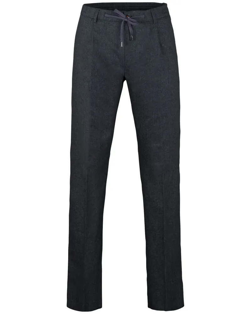MOORER Gerade Anton-FSR Hose - Grau Grau