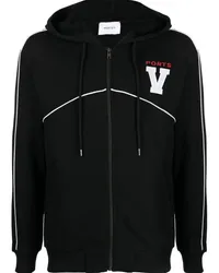 Ports V Hoodie mit Logo-Stickerei Schwarz