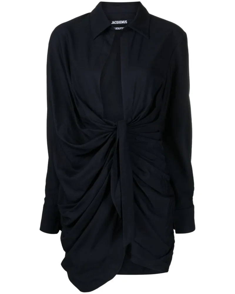Jacquemus La Robe Bahia Hemdkleid - Blau Blau
