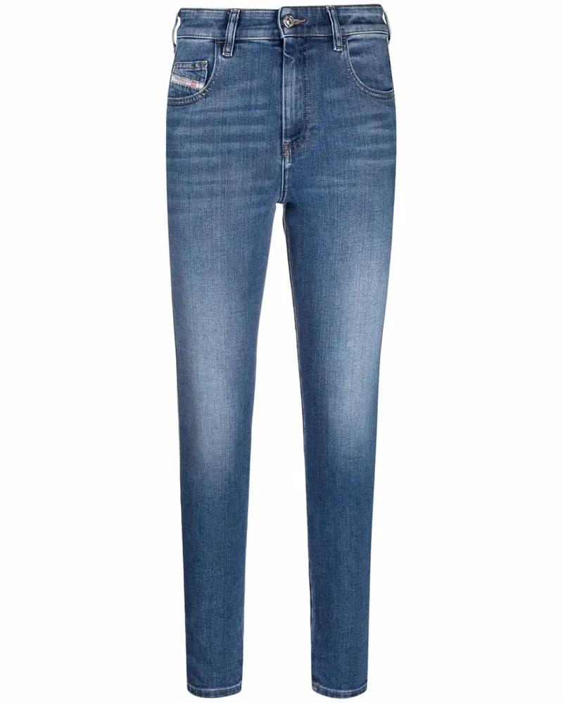 Diesel Slandy Super-Skinny-Jeans - Blau Blau