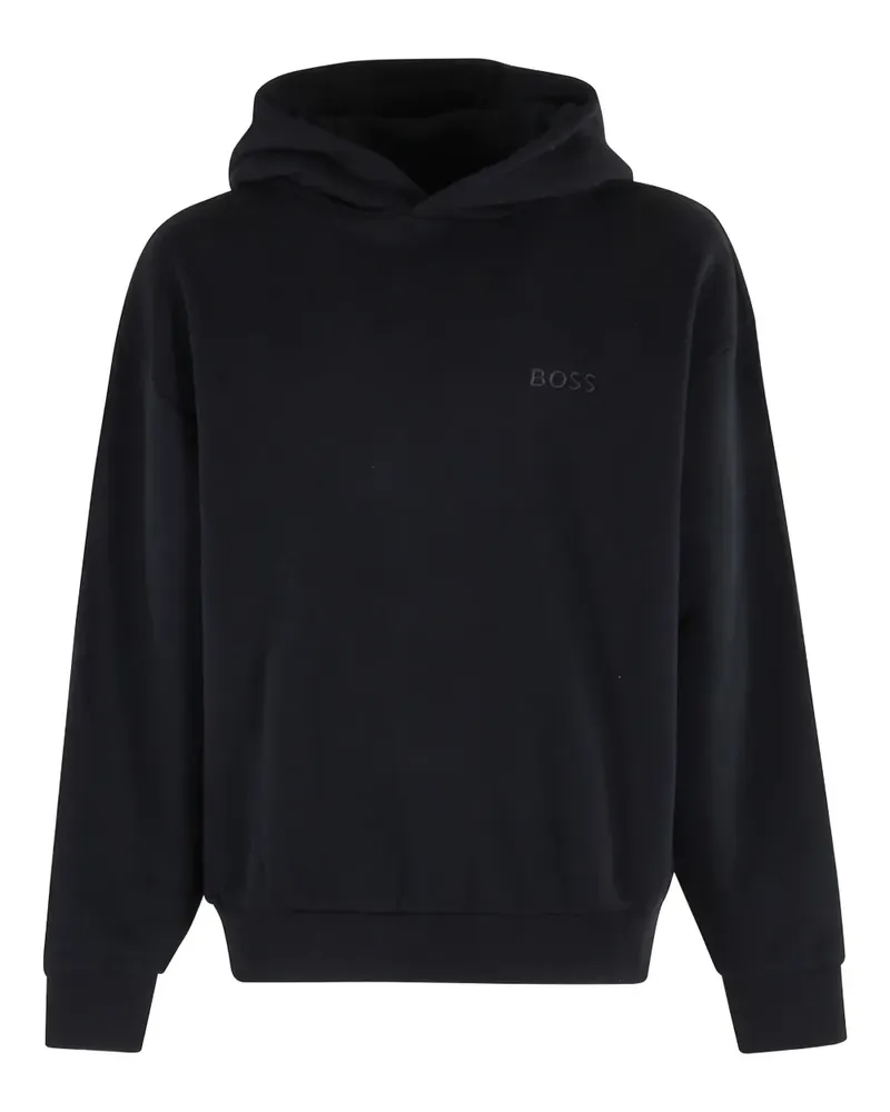 HUGO BOSS Hoodie mit grafischem Print - Schwarz Schwarz