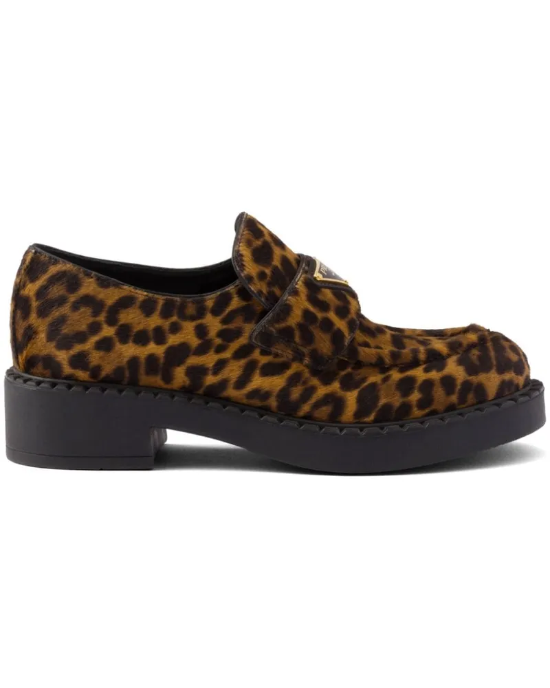Prada Chocolate Loafer 50mm - Braun Braun