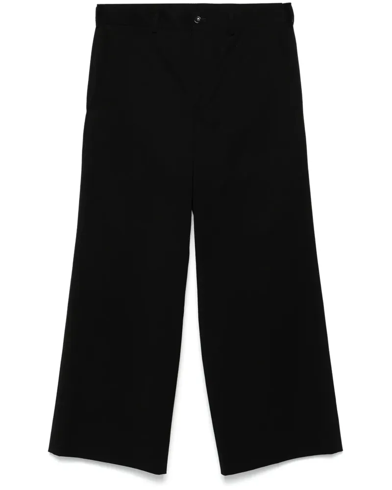 Comme des Garçons Hose aus Twill - Schwarz Schwarz