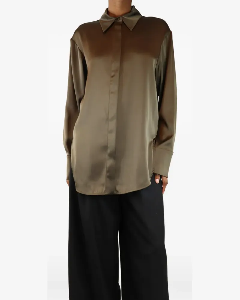 camilla and marc concealed-fastening shirt - Grün Grün