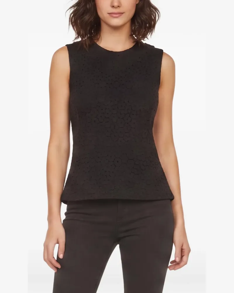Victoria Beckham lace-detail sleeveless blouse - Schwarz Schwarz