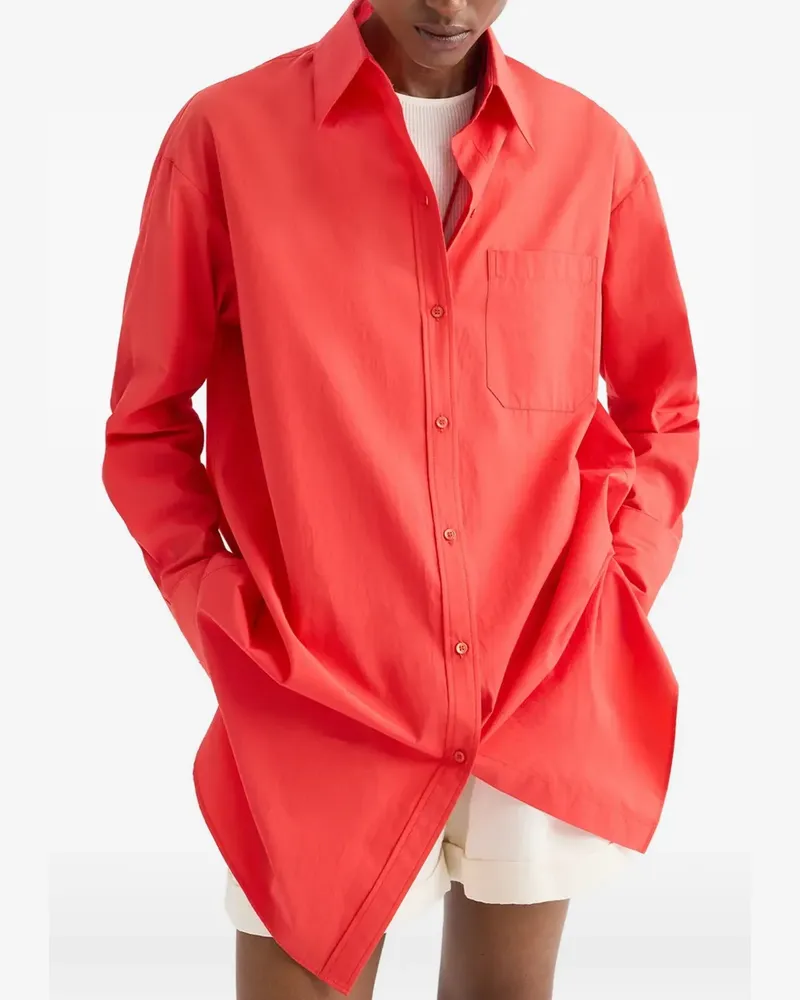 TWP Big Joe shirt mini dress - Rot Rot