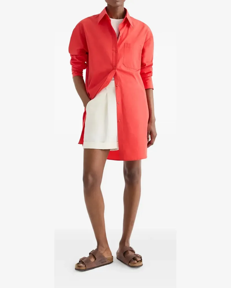TWP Big Joe shirt mini dress - Rot Rot