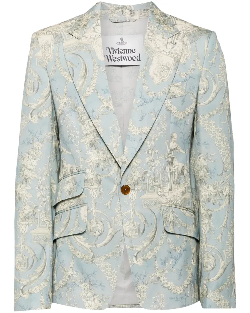 Vivienne Westwood Sakko mit Knopf - Blau Blau
