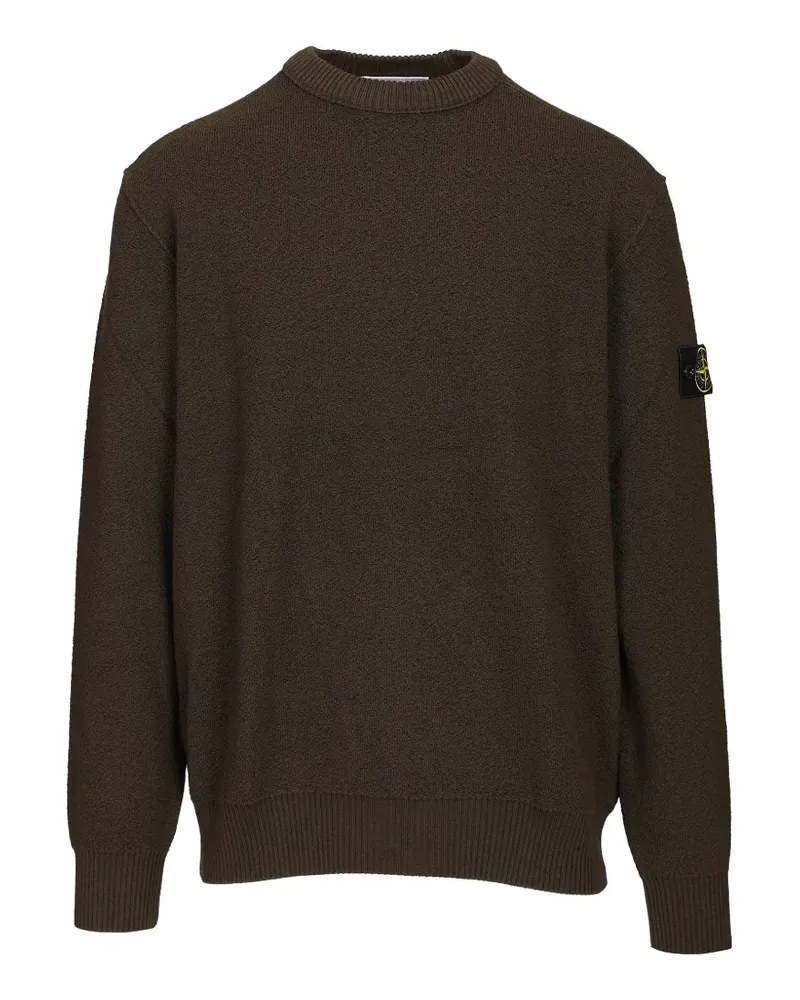Stone Island 5100011 pure RWS wool jumper - Braun Braun