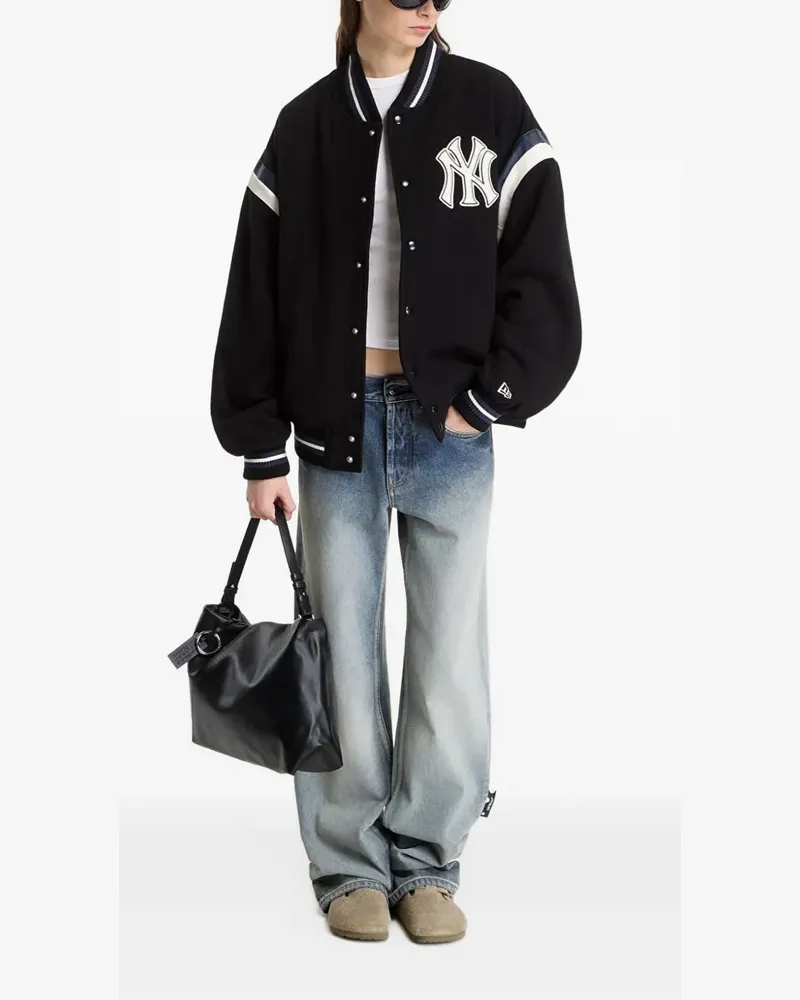 New Era x New York Yankees varsity jacket - Schwarz Schwarz