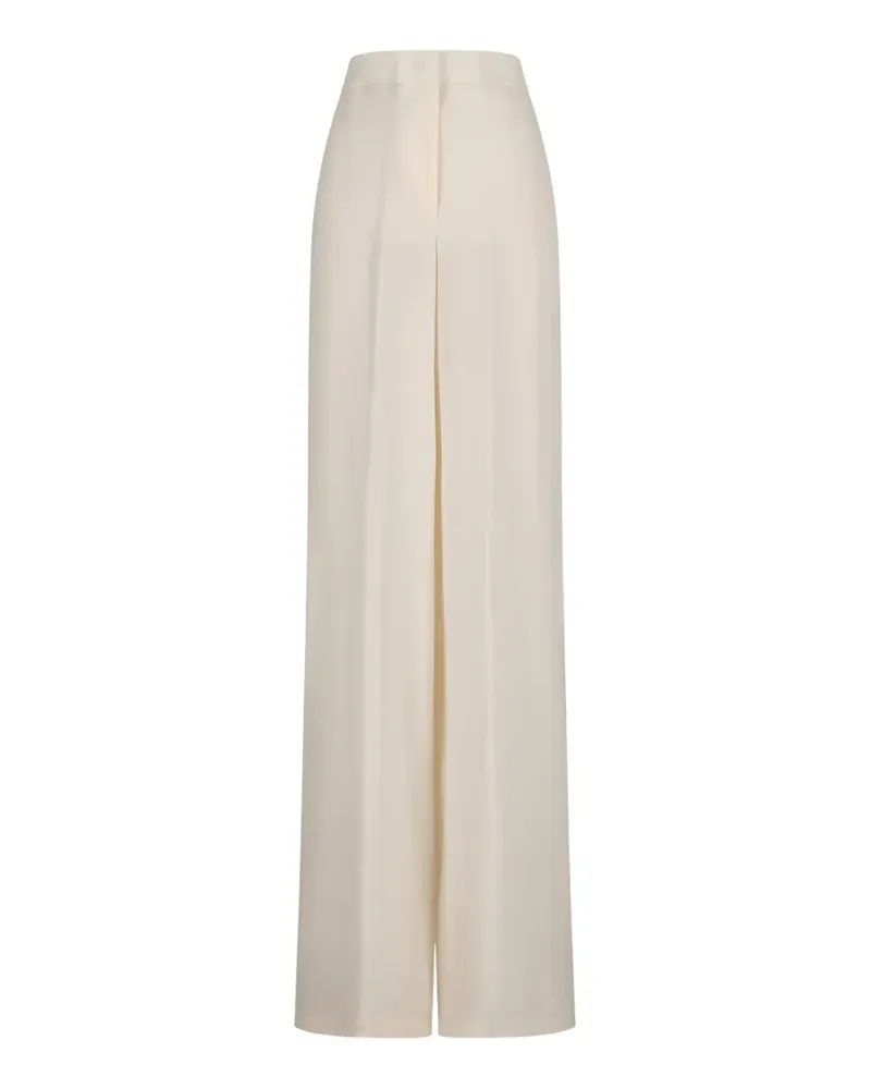 Blumarine Wide-Leg-Hose mit Bundfalten - Nude Nude