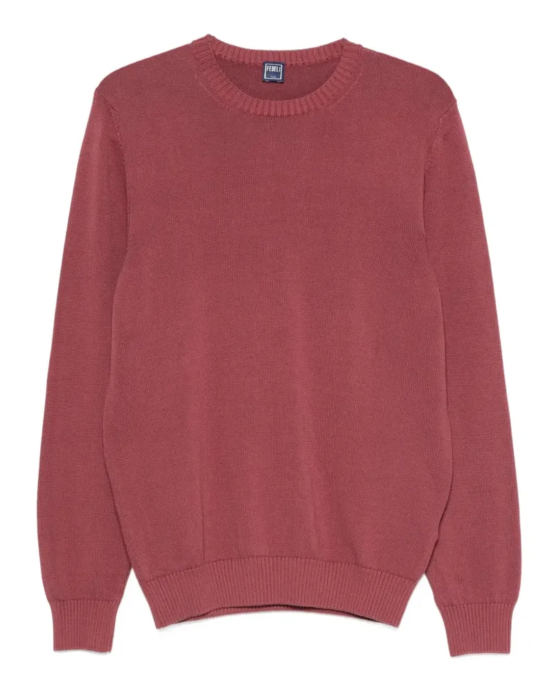 Fedeli crew-neck knitted sweater - Rot Rot