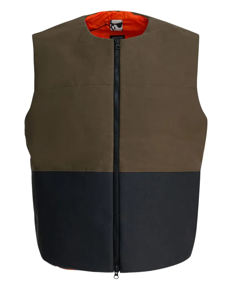 GR10K zip colour-block jacket - Braun Braun