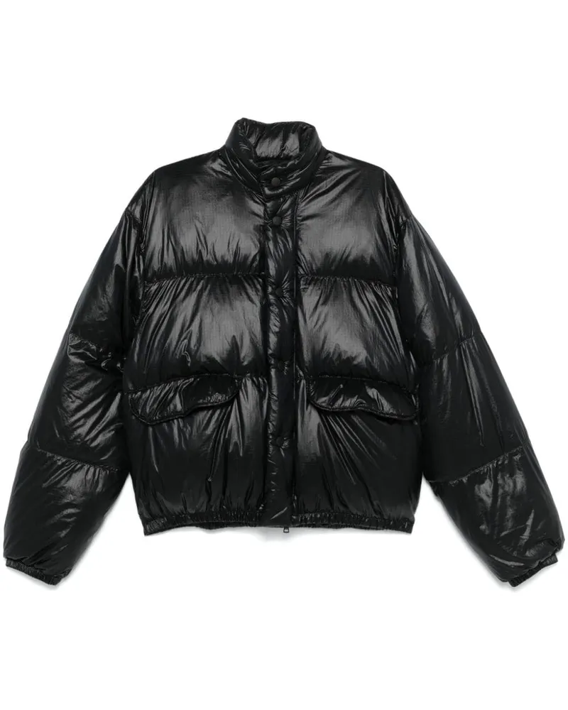 Our Legacy Inhale Steppjacke - Schwarz Schwarz