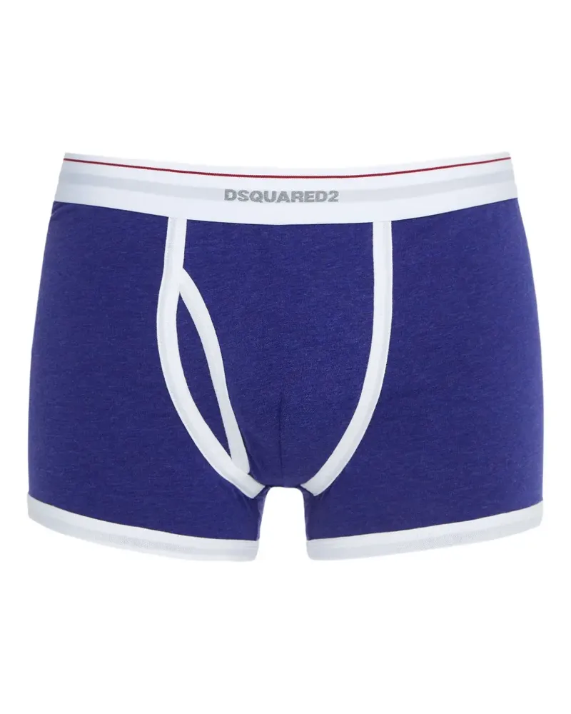 Dsquared2 logo-waistband trunks - Blau Blau