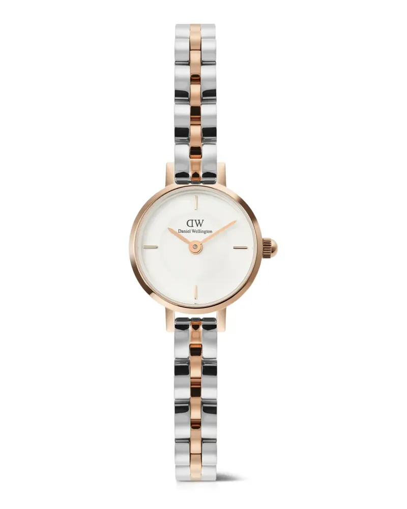 Daniel Wellington Petite Mini Arch three-link two-tone 19mm watch - Weiß Weiß