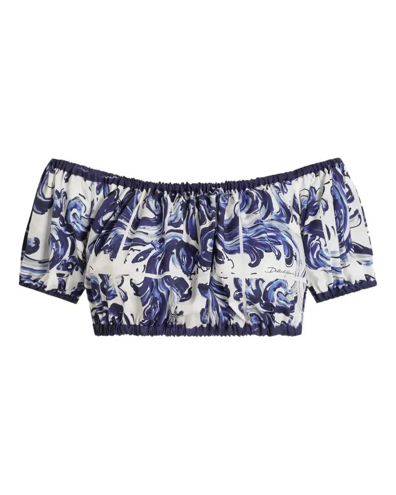 Dolce & Gabbana Schulterfreies Oberteil - Blau Blau