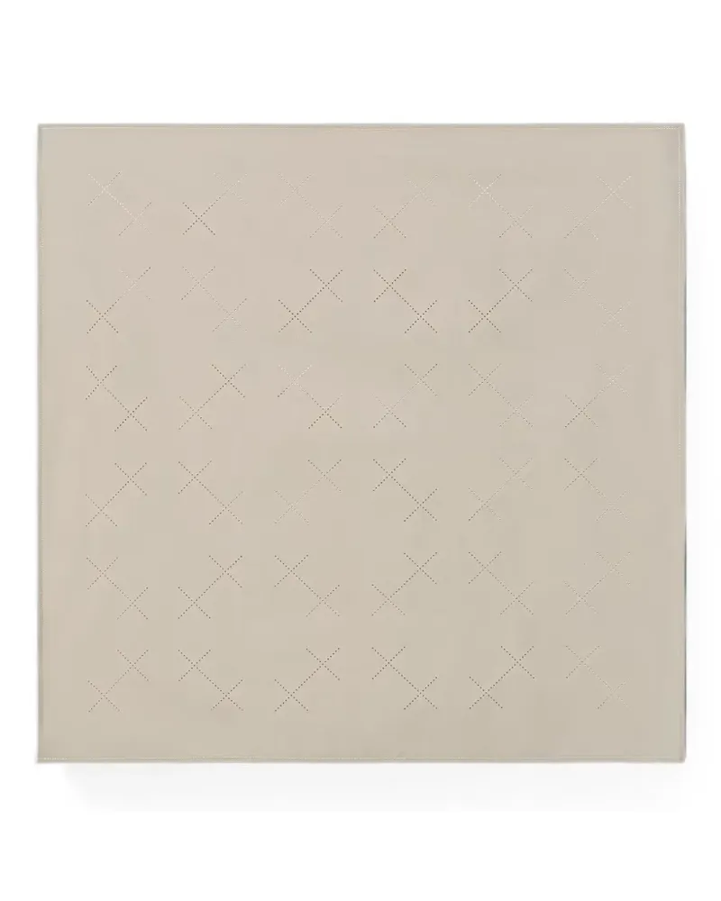 Heliot Emil perforated-detail scarf - Nude Nude