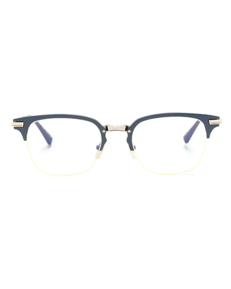 DITA Union-Two Brille mit eckigem Gestell - Blau Blau