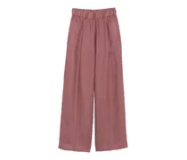Weite Hose mit Stretchbund - Rosa