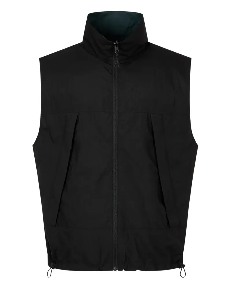 STUDIO TOMBOY Wendbare Weste mit Reißverschluss - Schwarz Schwarz