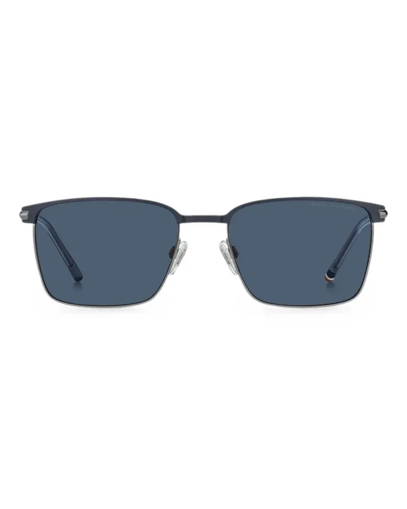 Tommy Hilfiger logo-detail metal sunglasses - Blau Blau