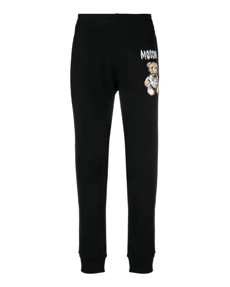 Moschino cotton track pants - Schwarz Schwarz