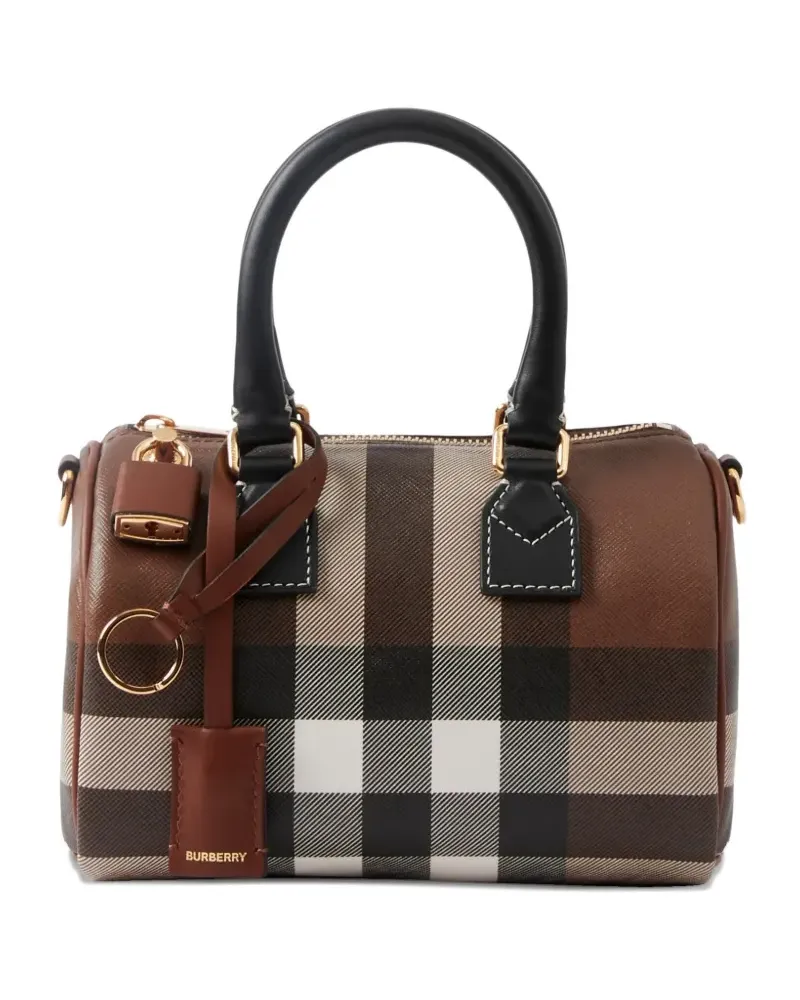 Burberry Mini Check Tote Bag - Braun Braun