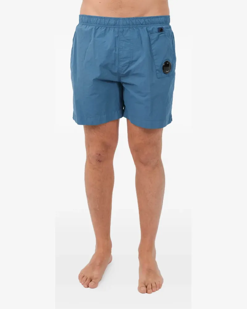 C.P. Company Badeshorts mit Linsen-Detail - Blau Blau