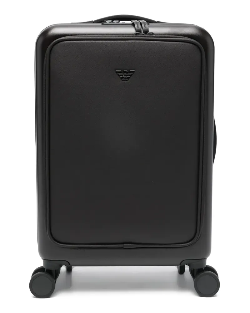 Emporio Armani logo-plaque trolley - Braun Braun