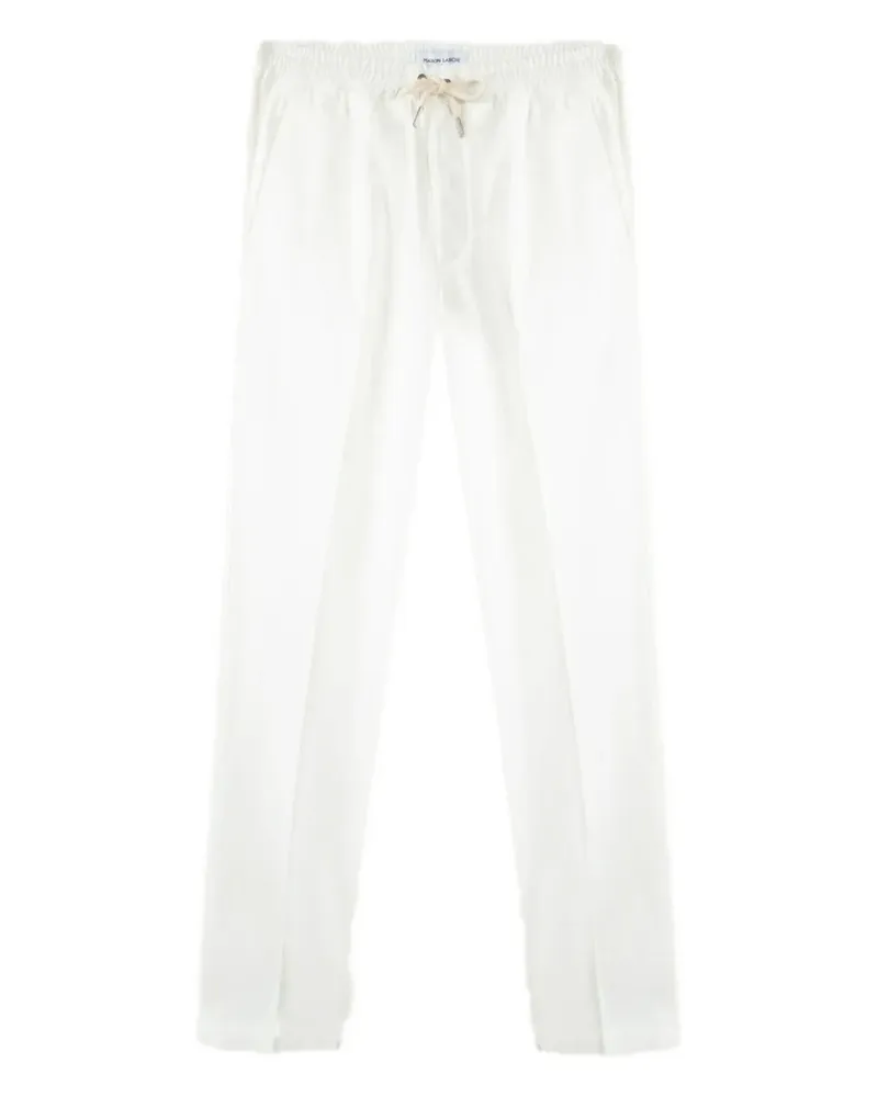 Maison Labiche Hose mit Kordelzug - Weiß Weiß