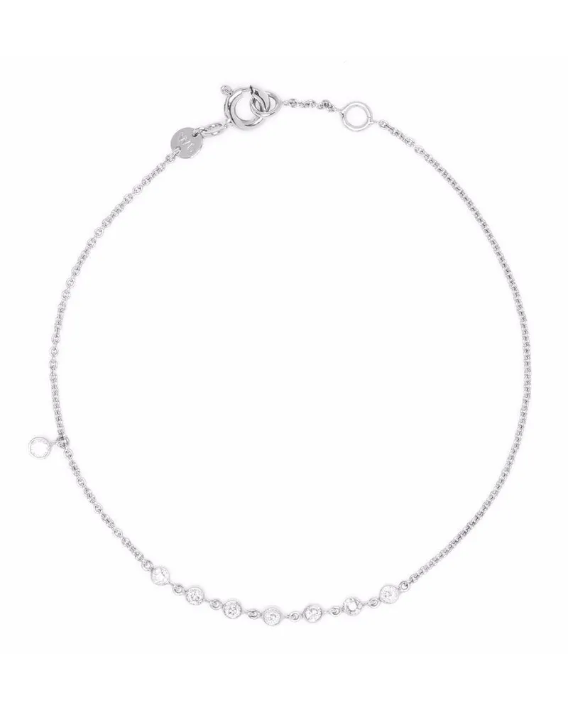 WHITE BIRD 18kt Clarisse Rich Weißgoldarmband mit Diamanten - Silber Silber