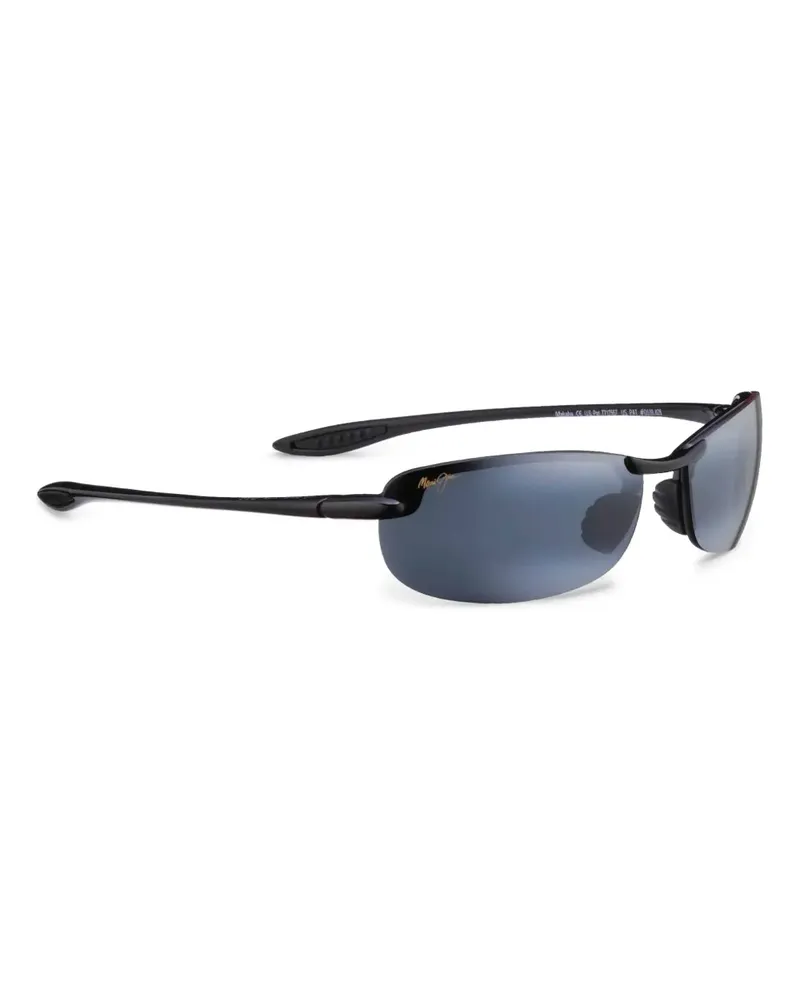 Maui Jim Makaha Sonnenbrille mit Oversized-Gestell - Schwarz Schwarz