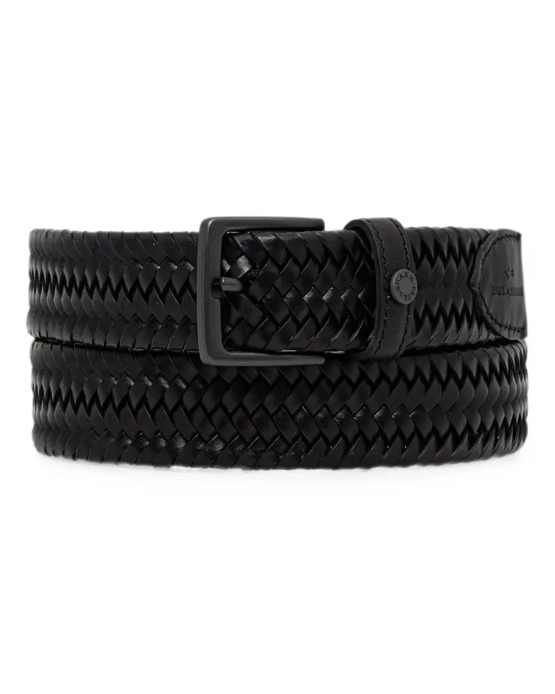 Paul & Shark woven leather belt - Schwarz Schwarz