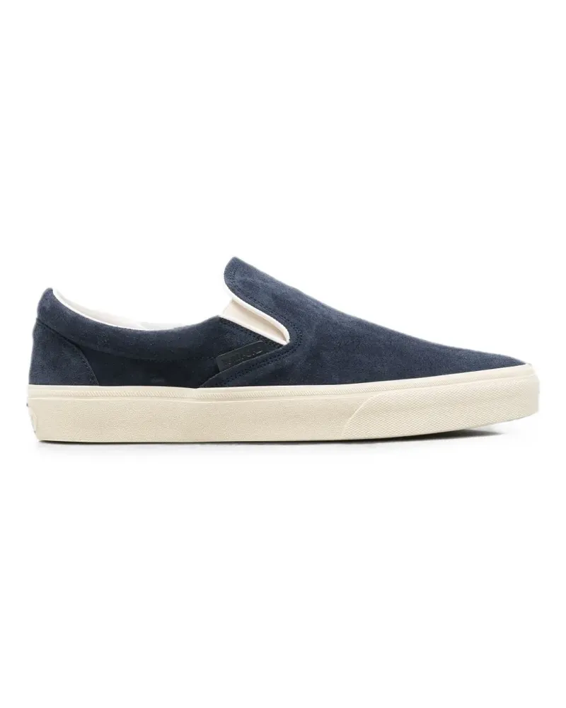 Tom Ford round-toe slip-on loafers - Blau Blau