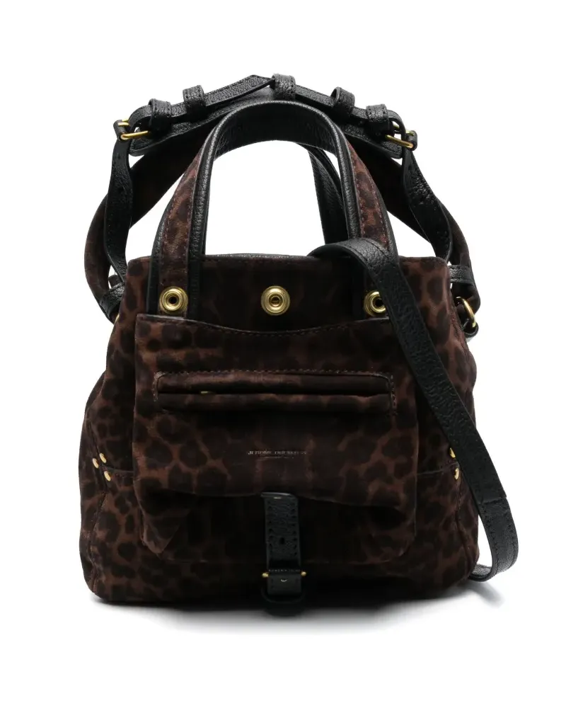 Jérôme Dreyfuss Shopper mit Leoparden-Muster - Braun Braun