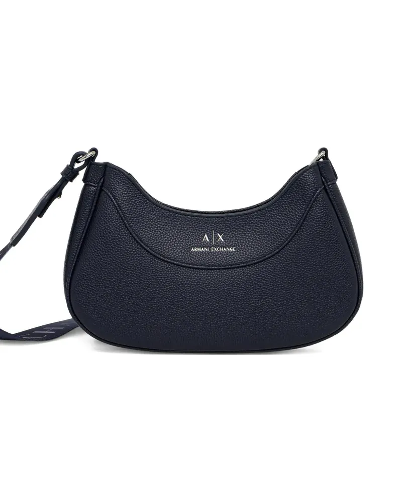 Armani Exchange logo-print cross body bag - Blau Blau