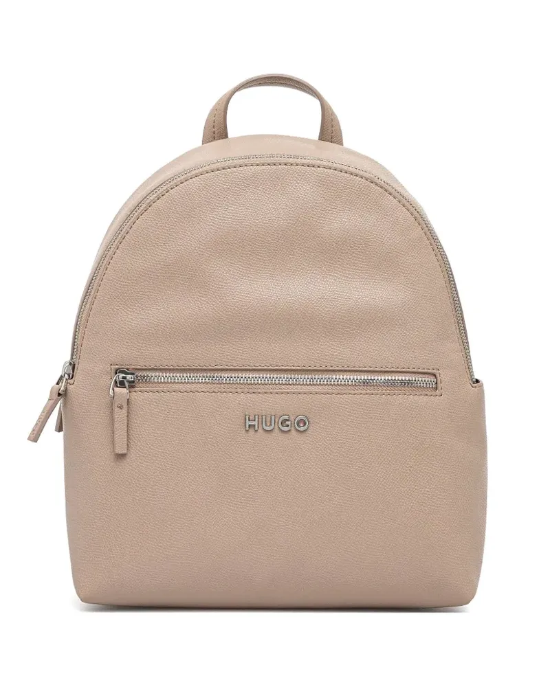 HUGO BOSS Rucksack mit Logo - Nude Nude
