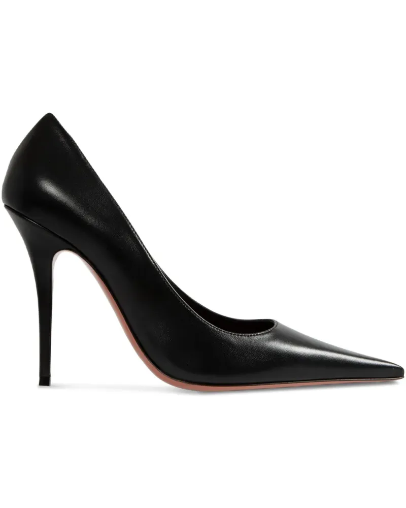 Amina Muaddi Barbara Pumps 105mm - Schwarz Schwarz