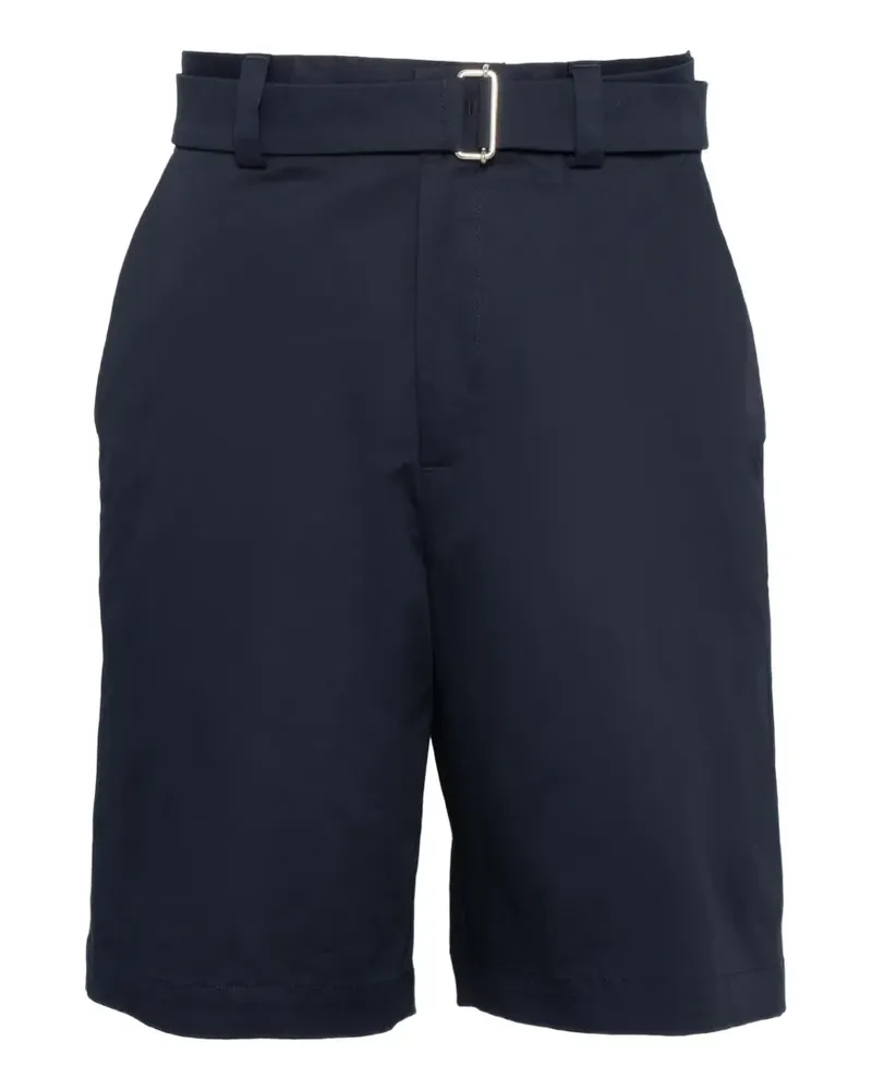 Low Brand belted shorts - Blau Blau