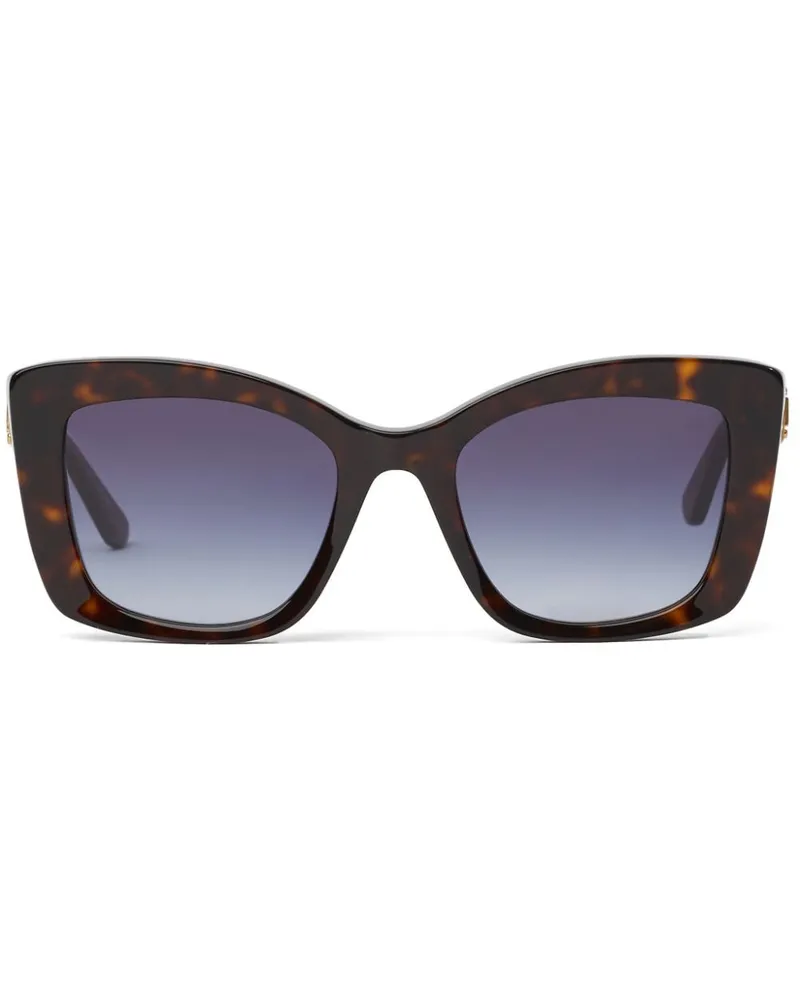 Karl Lagerfeld KL Heritage Sonnenbrille in Schildpattoptik Braun