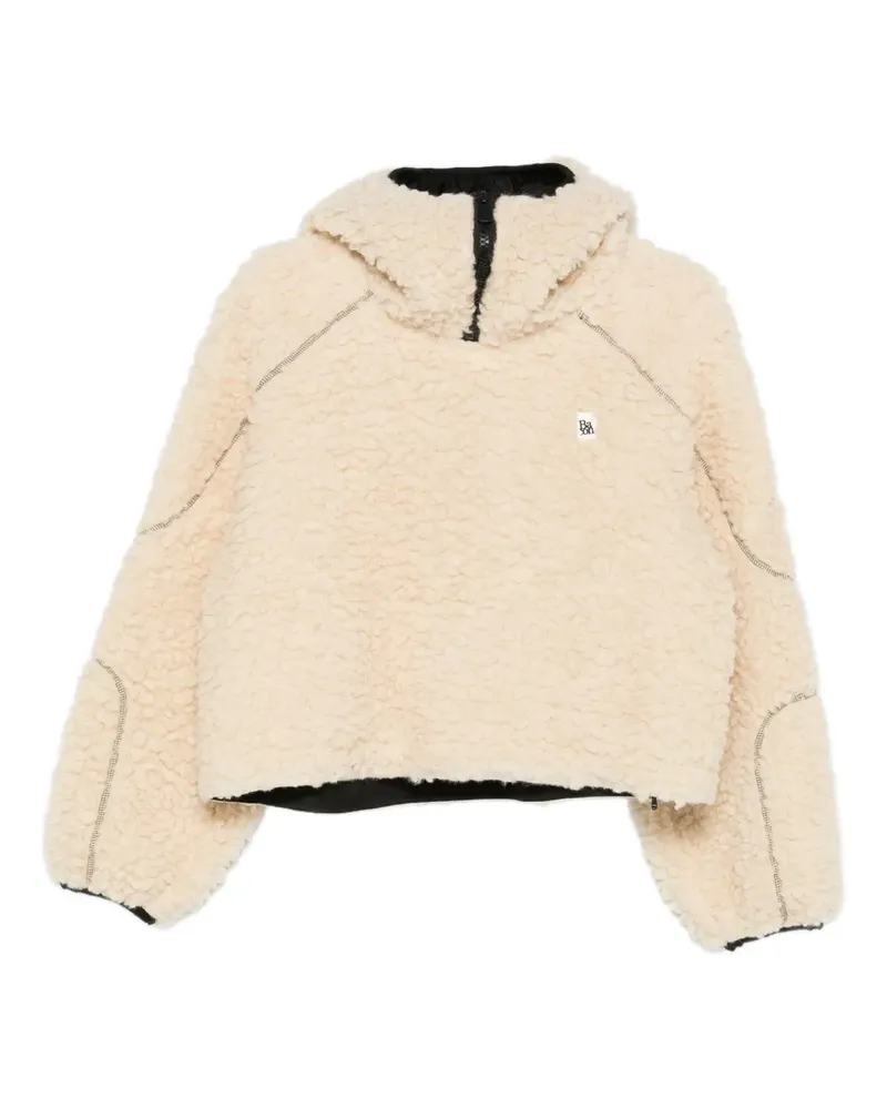 Bacon Hoodie mit Logo-Patch - Nude Nude