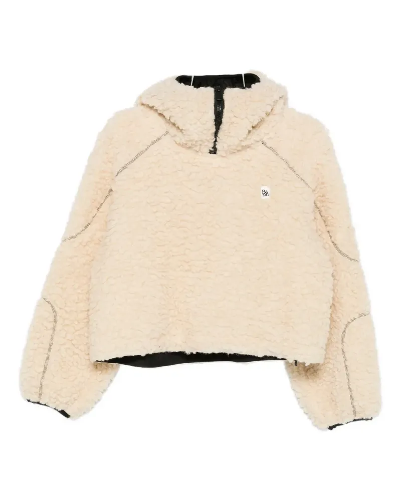 Bacon Hoodie mit Logo-Patch - Nude Nude